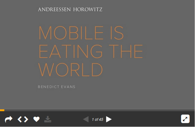 Mobile Is Eating the World